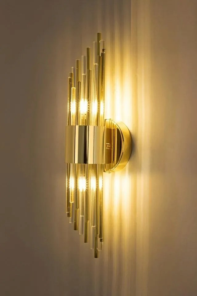 Aplica de perete design modern AMADEO auriu