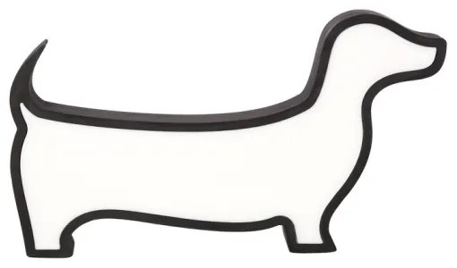 Lampă de birou pentru copii LED DOG LED/12W/230V neagră