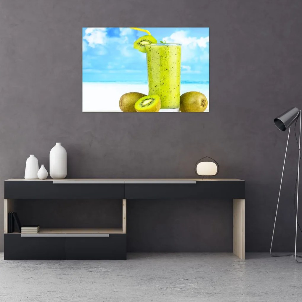Tablou - smoothie kiwi (90x60 cm)