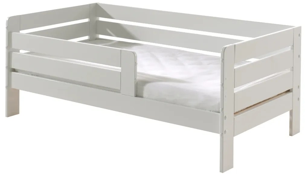 Pat copii Toddler pentru COPII MICI 70 X 140 CM ALB