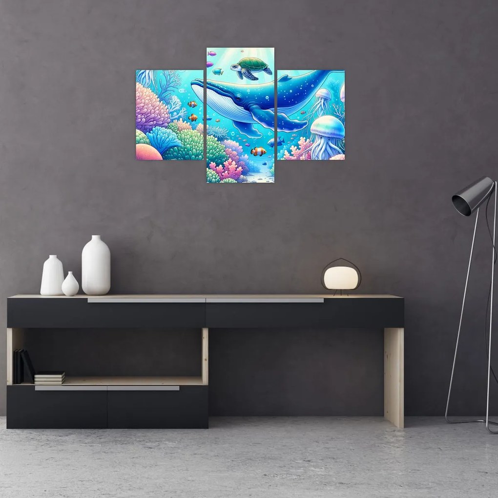 Tablou – Lume subacvatică (90x60 cm)