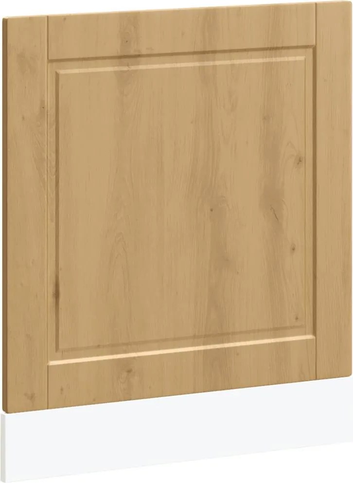 vidaXL Panou pentru mașină spălat vase Stejar Artisan Lemn prelucrat