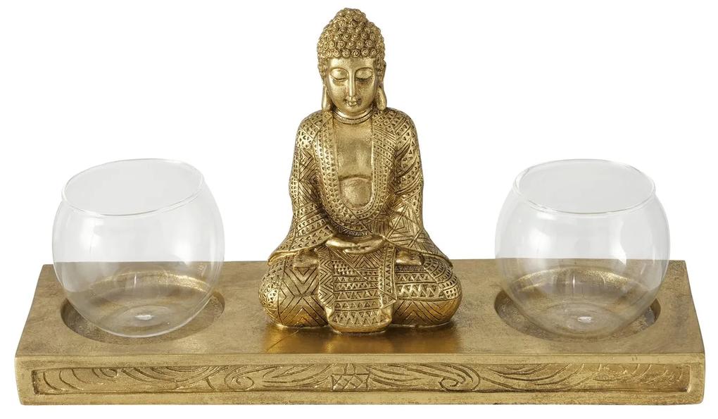 Suport lumanari Jarven Buddha 30/10/16 cm