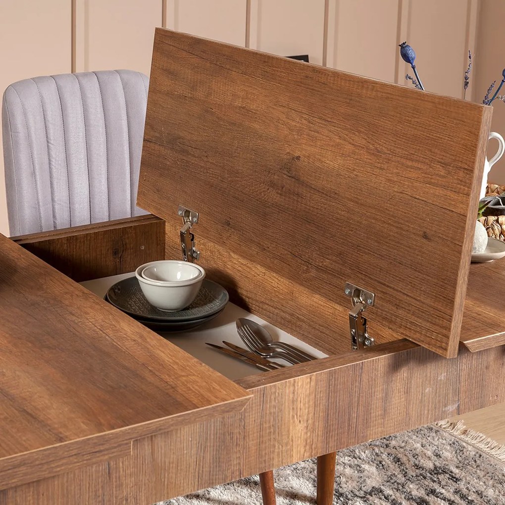 Masă de sufragerie Vina Walnut