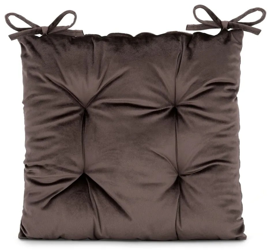 Pernă de scaun din catifea 40x40 cm Aleksa – Restilo