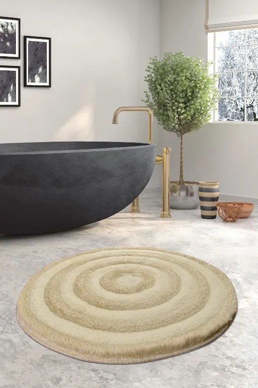 Covoraș de Baie Round, Ø 90 cm, Crem