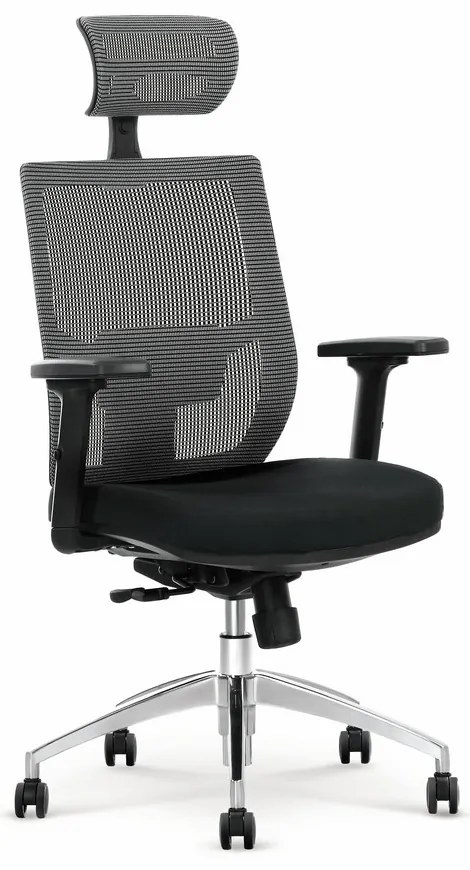 Scaun de birou Admiral, negru