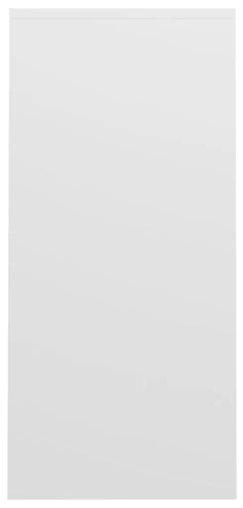 Birou Notebook, alb, 102,5x35x75 cm, PAL Alb