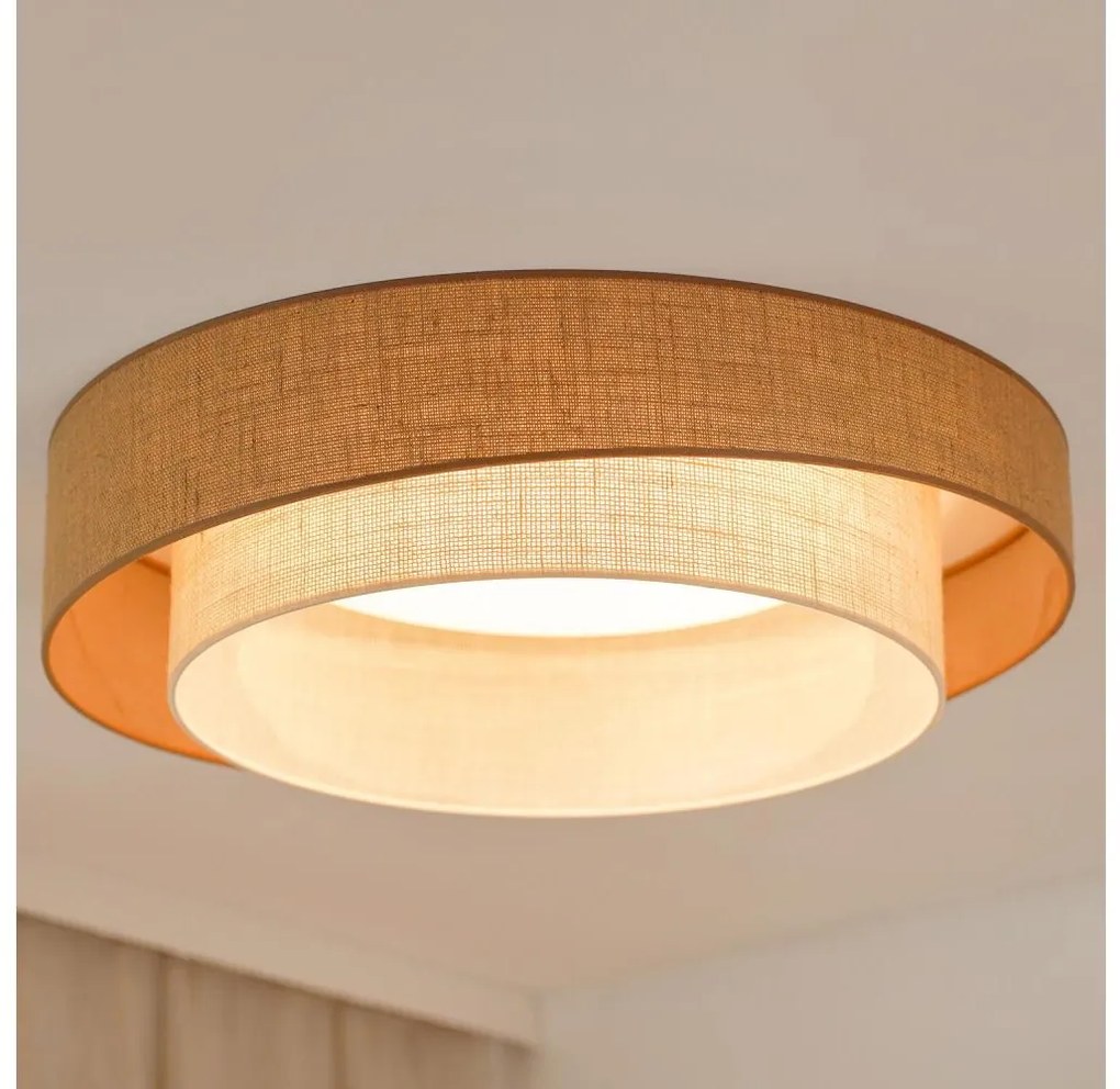 Plafonieră LED dimabilă Brilagi SHINE LED/24W/230V bej/crem + telecomandă