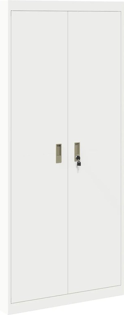 vidaXL Dulap de depozitare Alb 80 x 40 x 180 cm Oțel