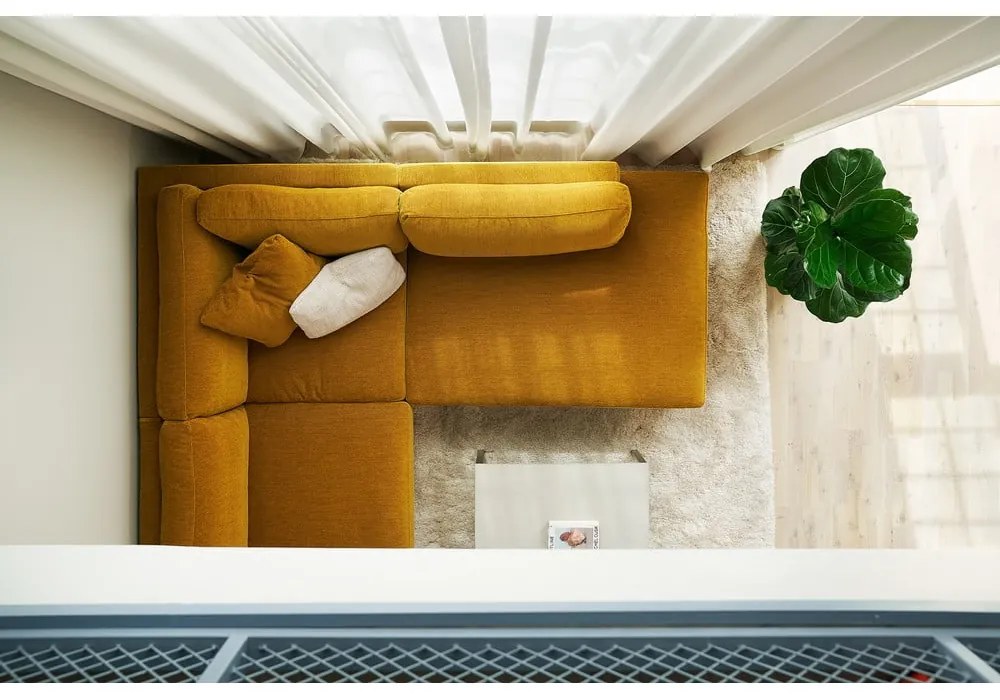 Colțar galben închis Sigge - Sits