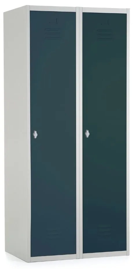Dulap metalic, 80 x 50 x 180 cm, blocare cu rotire, antracit - ral 7016