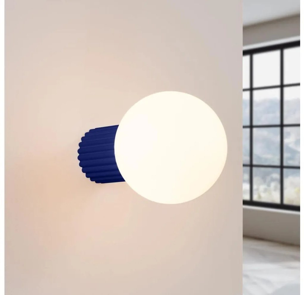 Aplică pentru baie Sollux SL.1737 HALO 1xG9/8W/230V IP44 albastru