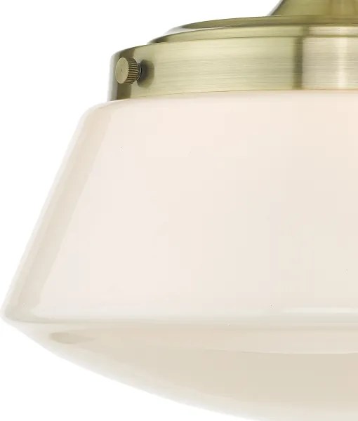 Där Lighting CAD0175 -Lustră aplicată pentru baie CADEN 1xE27/60W/230V IP44 alamă