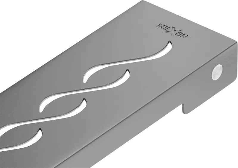 Mexen Flat M18 masca pentru scurgere liniară 70 cm, gri armă periat - 1E23070