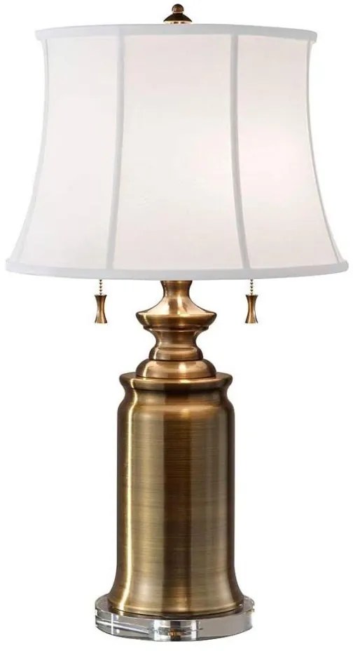 Lampă de masă Feiss FE-STATEROOM-TL-BB STATEROOM 2xE27/60W/230V alamă