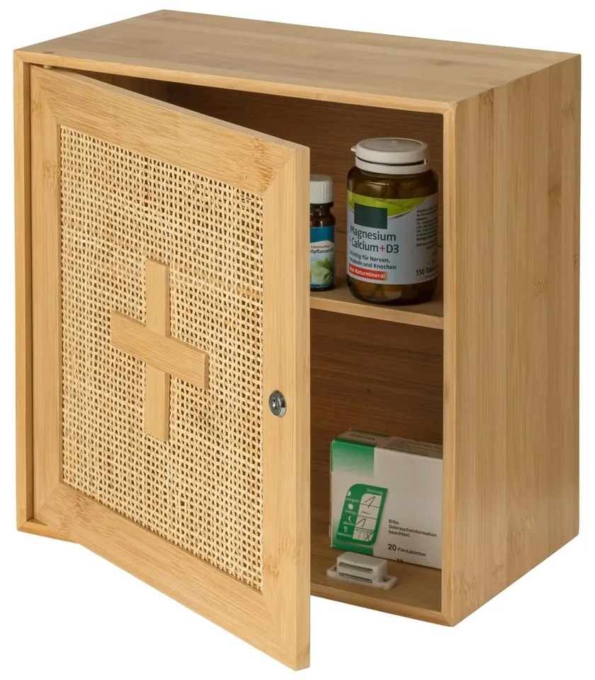 Dulap baie din bambus Wenko Allegre