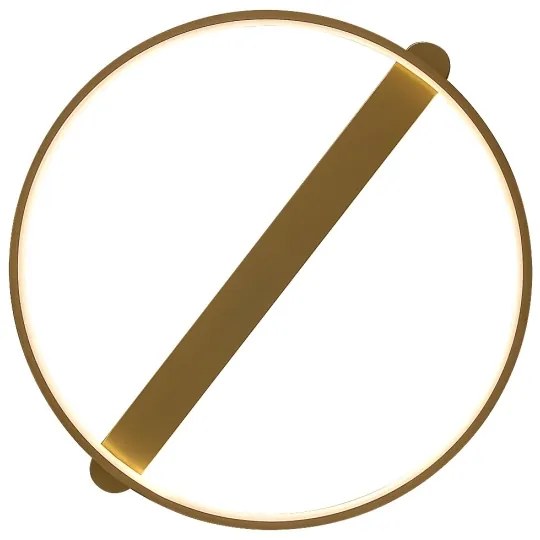 Rabalux 71347 - Plafonieră LED BELIZA LED/45W/230V 3000K 50x55 cm auriu