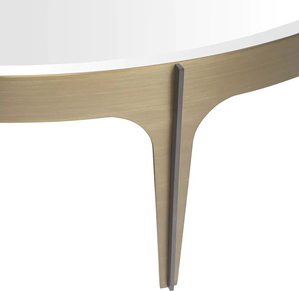 Masuta de cafea design LUX Artemisa L, alama periata 116139 HZ