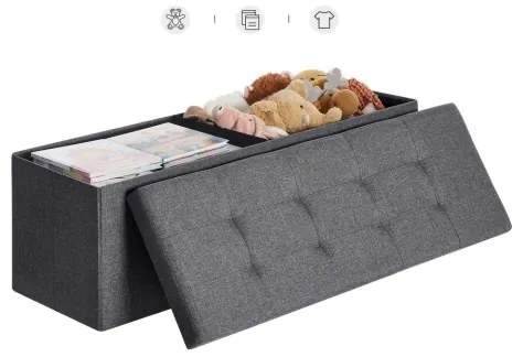 Bancă SULTAN, gri închisă