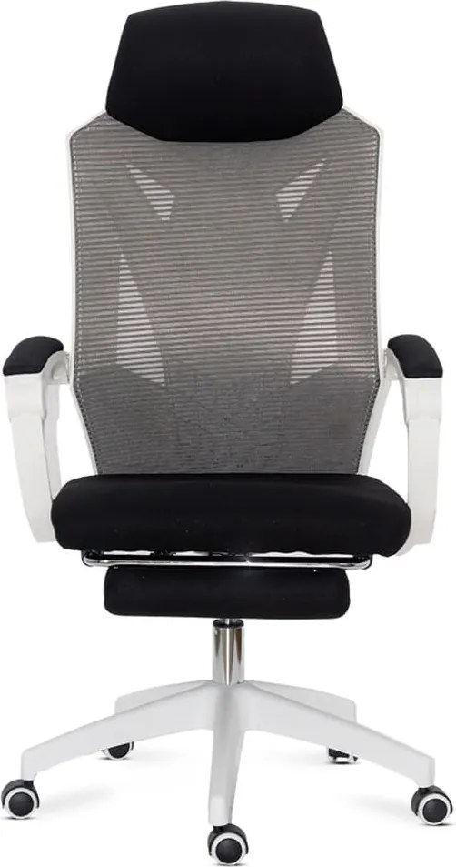 Scaun ergonomic cu suport picioare retractabil OFF 424 gri