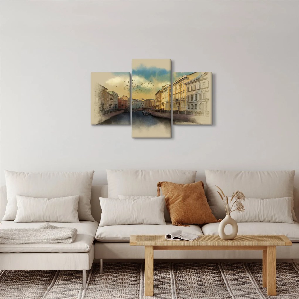 Tablou - Râul Moyka, Sankt Petersburg, Rusia (90x60 cm)