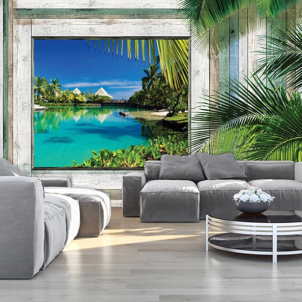 Fototapet - Plajă, mare, nisip (152,5x104 cm)