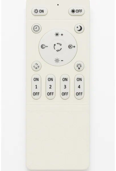 Plafonieră LED dimabilă 45W/230V 3000-6500K, negru, cu telecomandă