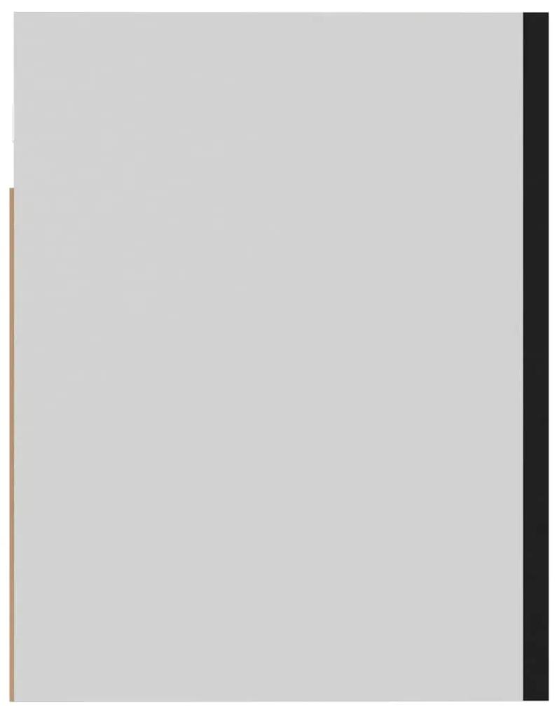 Dulap suspendat, negru, 60 x 31 x 40 cm, PAL Negru, handing cabinet with flip-up door, 1
