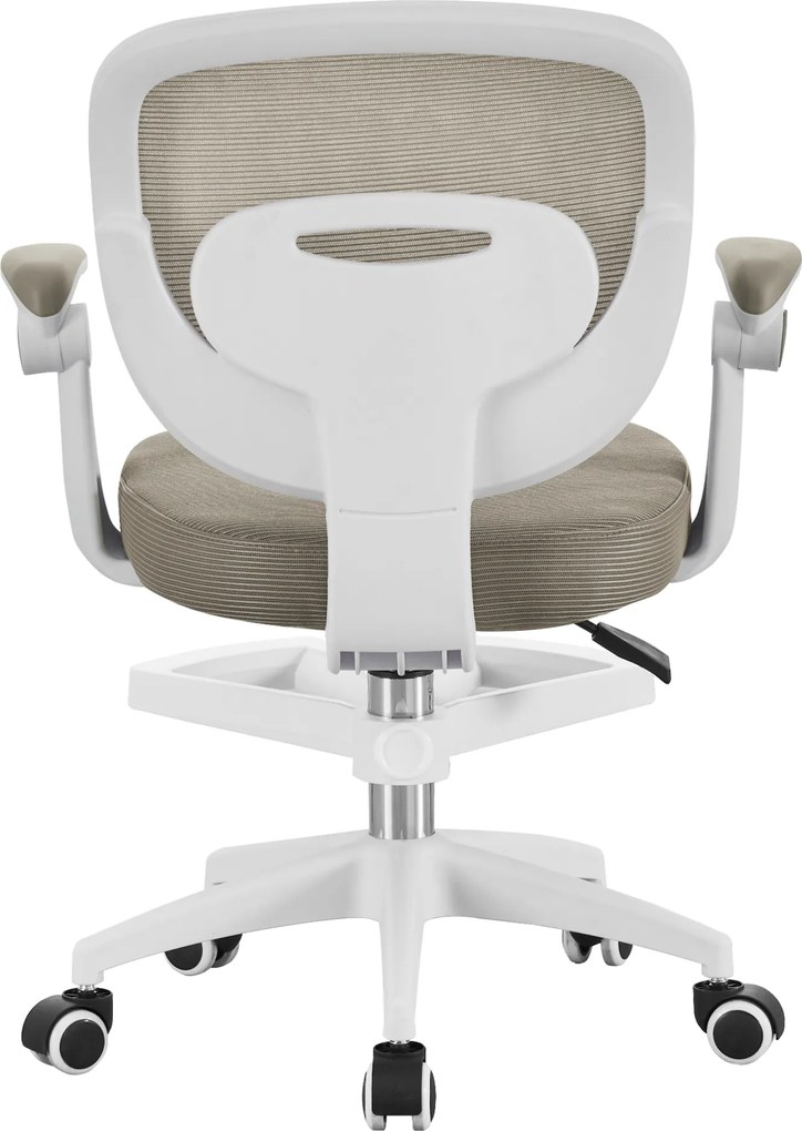 Scaun pivotant, bej/alb, TRIXI TYP 1