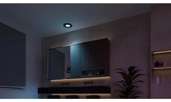 SET 3x corp de iluminat LED RGBW dimabil pentru baie Philips Hue SLIM LED/8,3W/230V