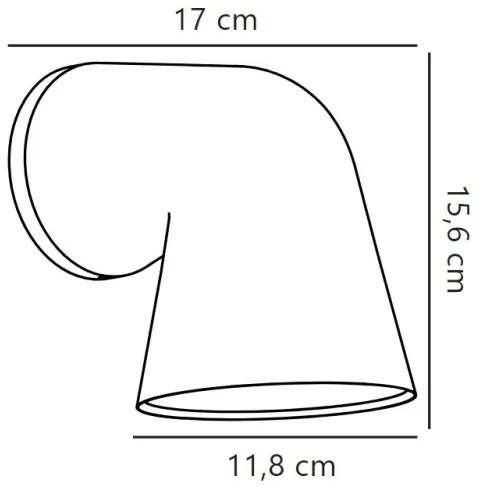 Aplică de exterior Nordlux FRONT 1xGU10/28W/230V IP44 alb