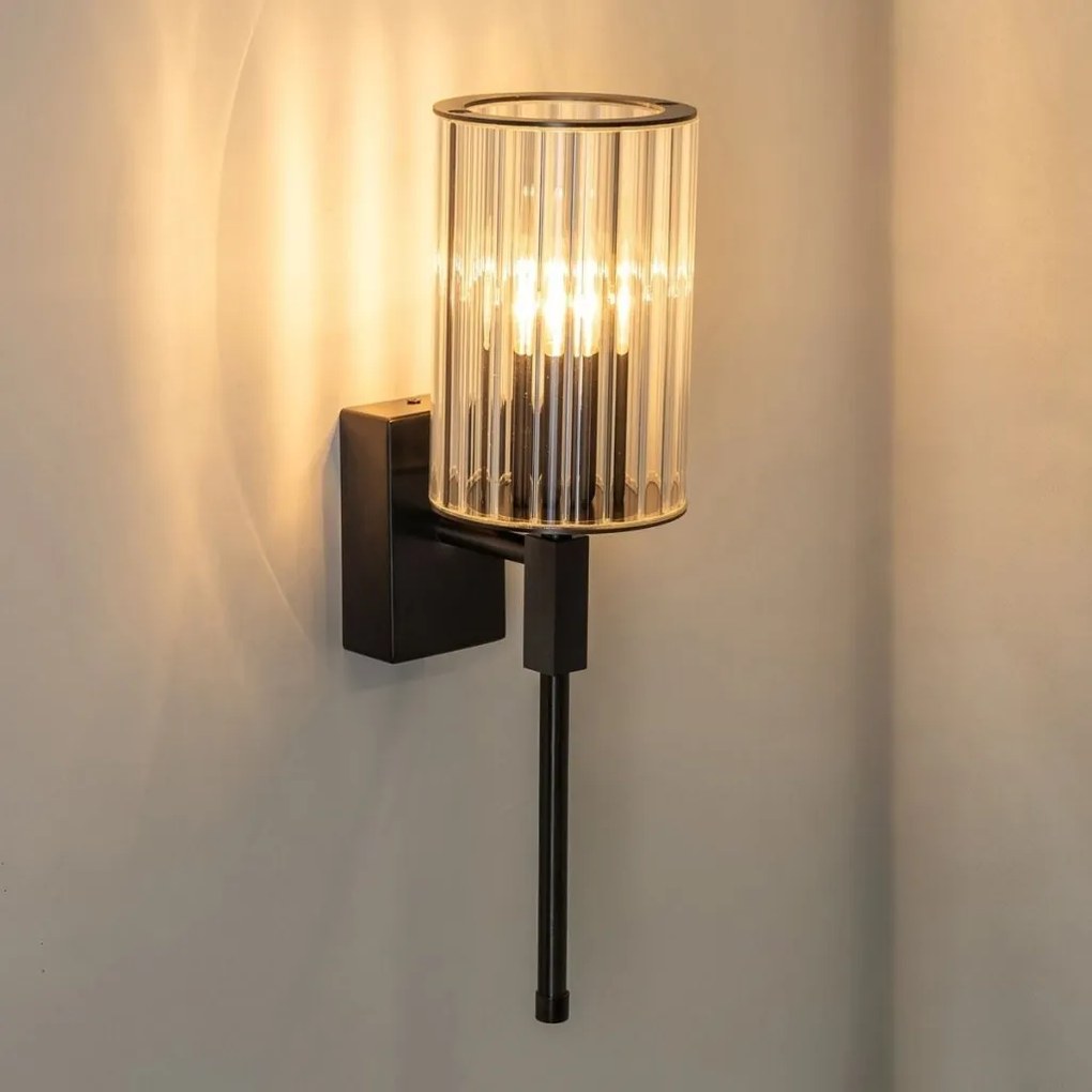 Aplica de perete design modern ARIA titan periat