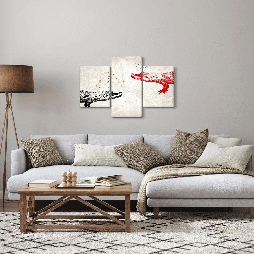 Tablou - Crocodili (90x60 cm)