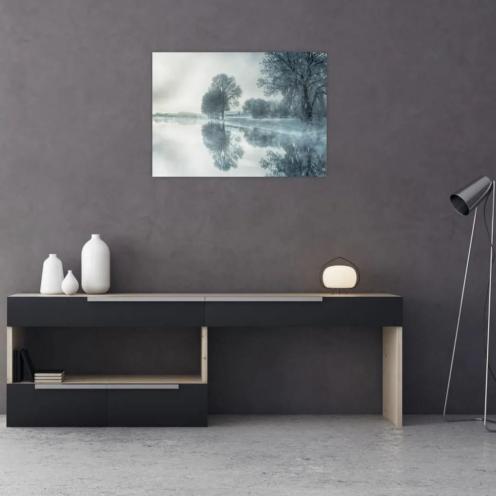 Tablou cu natura iarna (70x50 cm)