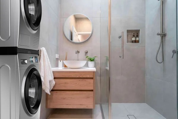 Meliconi 656138 - Suport de stivuire pentru mașină de spălat și uscător, 70 cm, negru