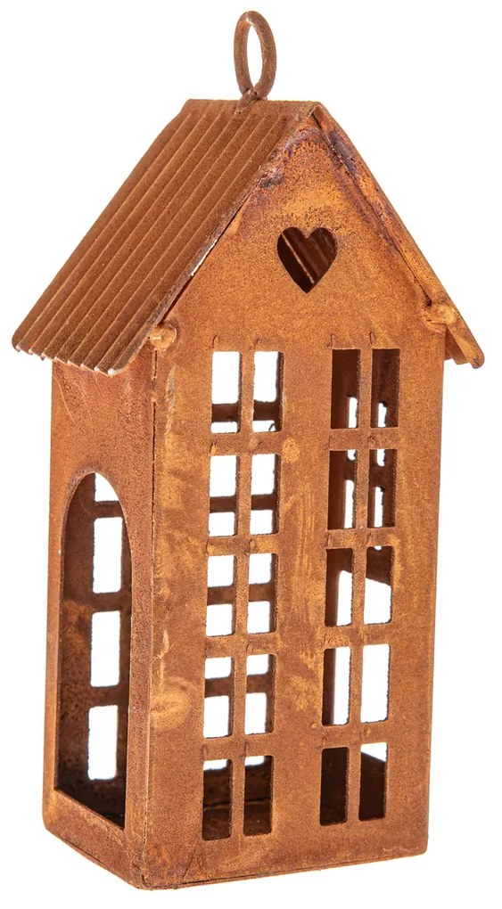 Sfeșnic metalic Rustik House, 5 x 6,5 x 15 cm, 15 cm