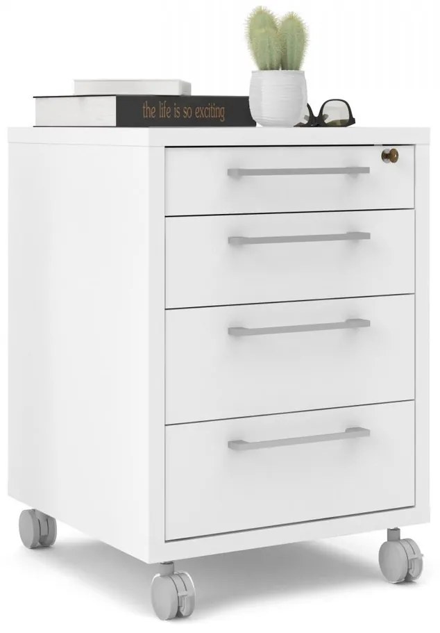 Comodă mobilă Modulo, alb