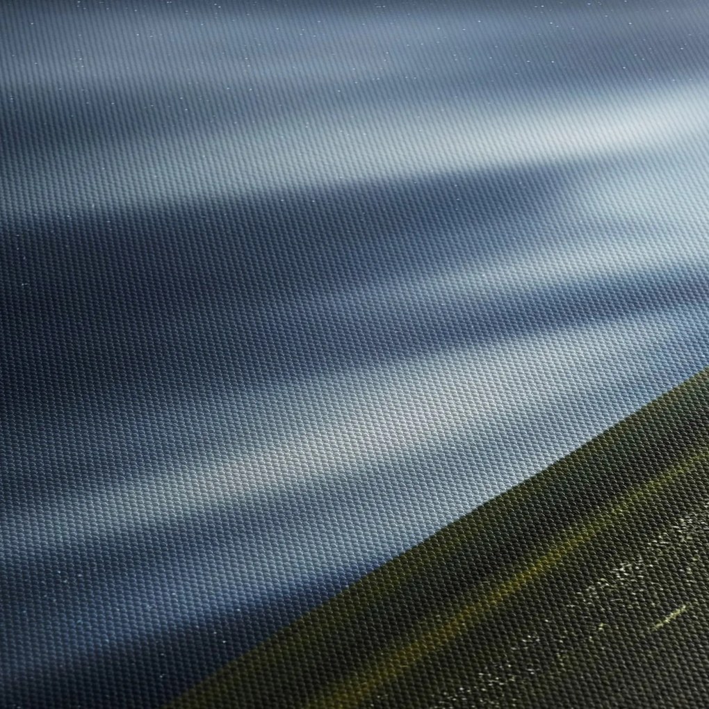 Tablou -Aurora boreală (cu ceas) (90x30 cm)