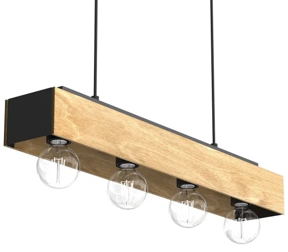 Lustră pe cablu MILUZA 4xE27/15W/230V