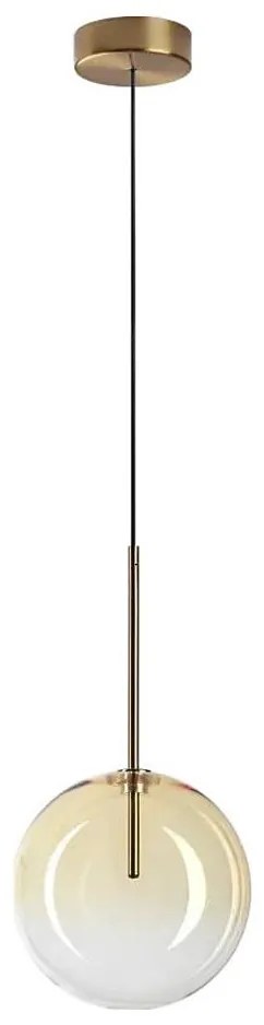 Lustră LED pe cablu Ideal Lux EQUINOXE 1xG4/2W/230V d. 20 cm alamă/fumuriu