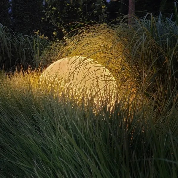 Lampă LED RGBW reglabilă pentru exterior GLOBO 1xE27/9W/230V Ø 30 cm IP44