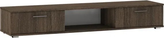 Comodă TV, 176x40x28 cm, Aridea, ADRK Furniture (Culoare: Alb mat)