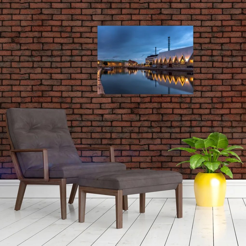 Tablou cu canalul - Göteborg (70x50 cm)