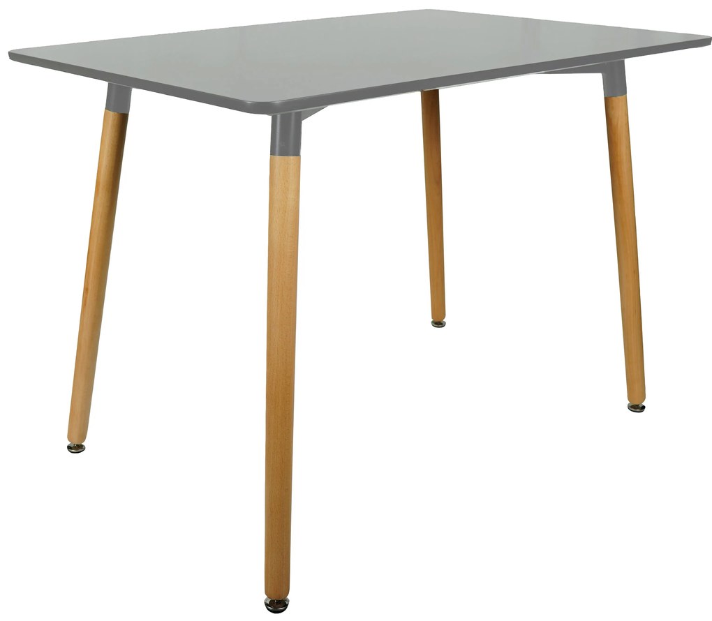 Masa gri BERGEN 140x80 cm