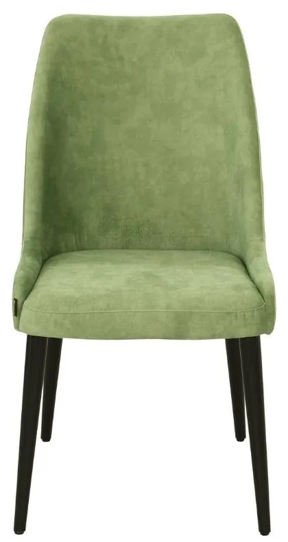 Scaun verde deschis din material sau piele ✔ model DINING G