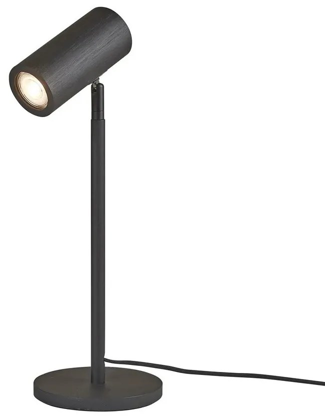 Lampa de masa Eco din Bambus Java GU10, negru