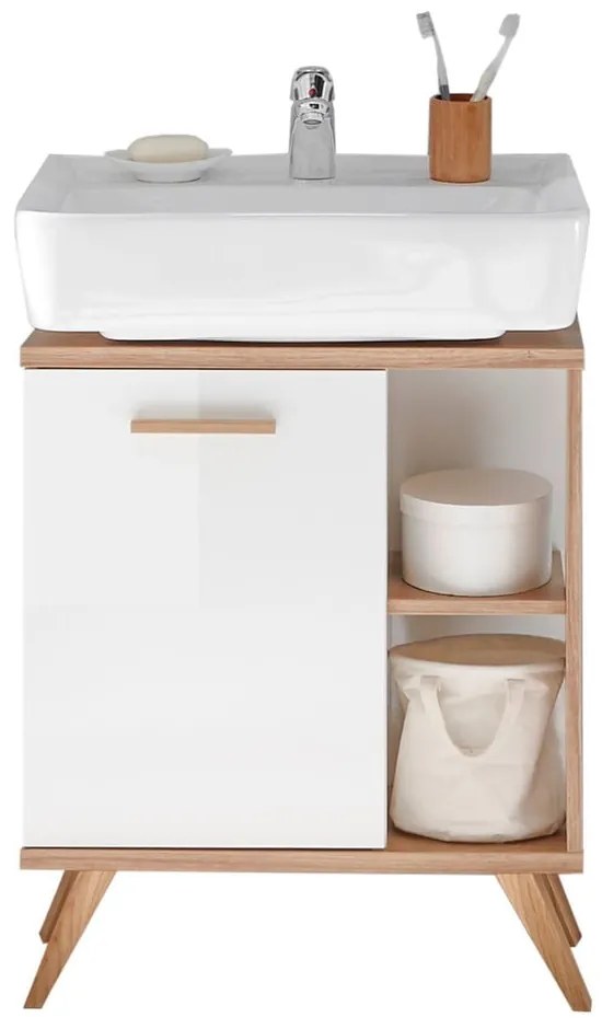 Dulap alb sub chiuvetă 61x65 cm Set 923 - Pelipal