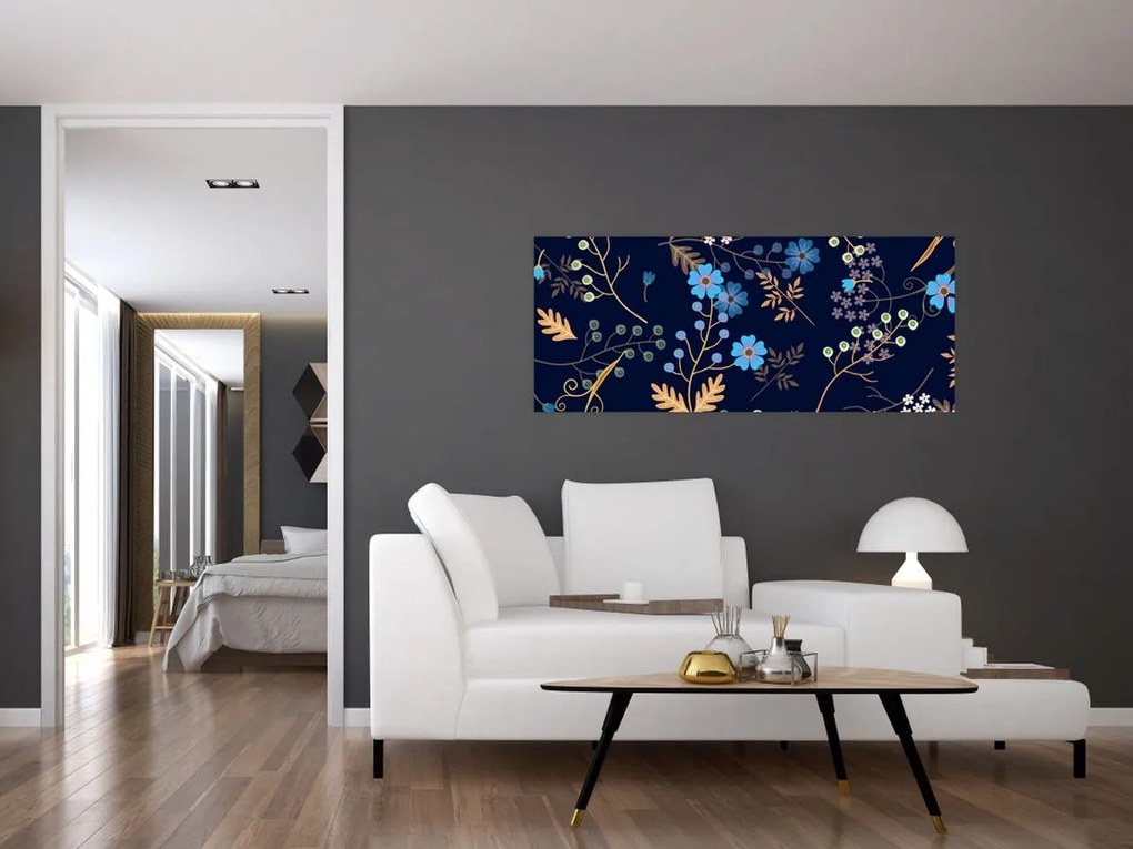 Tablou - Flori de toamnă (120x50 cm)