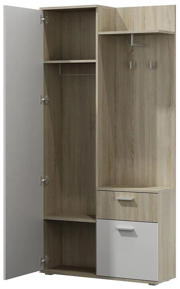 Mobilier hol Cless (Alb alpin) (cu oglindă). 1104705